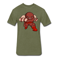 Character #13 Fitted Cotton/Poly T-Shirt by Next Level - heather military green