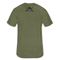 Character #13 Fitted Cotton/Poly T-Shirt by Next Level - heather military green