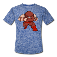 Character #13 Men’s Moisture Wicking Performance T-Shirt - heather blue