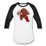 Character #13 Baseball T-Shirt - white/black