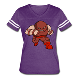 Character #13 Women’s Vintage Sport T-Shirt - vintage purple/white