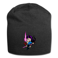 Character #14 Jersey Beanie - charcoal gray