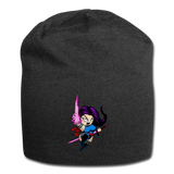 Character #14 Jersey Beanie - charcoal gray