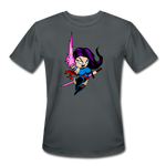 Character #14 Men’s Moisture Wicking Performance T-Shirt - charcoal