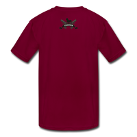 Character #14 Kids' Moisture Wicking Performance T-Shirt - burgundy