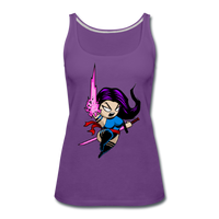 Character #14 Women’s Premium Tank Top - purple