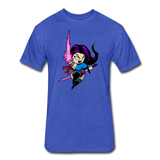 Character #14 Fitted Cotton/Poly T-Shirt by Next Level - heather royal