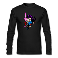 Character #14 Men's Long Sleeve T-Shirt by Next Level - black