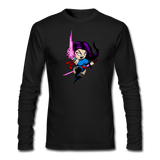 Character #14 Men's Long Sleeve T-Shirt by Next Level - black