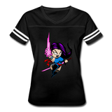 Character #14 Women’s Vintage Sport T-Shirt - black/white