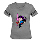 Character #14 Women’s Vintage Sport T-Shirt - heather gray/charcoal