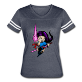 Character #14 Women’s Vintage Sport T-Shirt - vintage navy/white