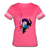 Character #14 Women’s Vintage Sport T-Shirt - vintage pink/white