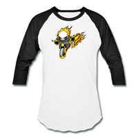 Character #15 Baseball T-Shirt - white/black