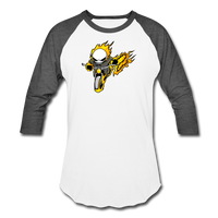 Character #15 Baseball T-Shirt - white/charcoal