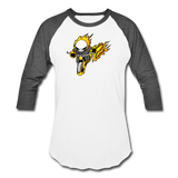 Character #15 Baseball T-Shirt - white/charcoal