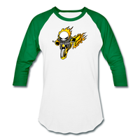 Character #15 Baseball T-Shirt - white/kelly green