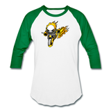 Character #15 Baseball T-Shirt - white/kelly green
