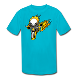 Character #15 Kids' Moisture Wicking Performance T-Shirt - turquoise