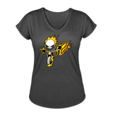 Character #15 Women's Tri-Blend V-Neck T-Shirt - deep heather