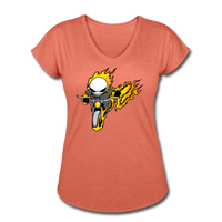 Character #15 Women's Tri-Blend V-Neck T-Shirt - heather bronze