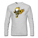 Character #15 Men's Long Sleeve T-Shirt by Next Level - heather gray