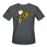 Character #15 Men’s Moisture Wicking Performance T-Shirt - charcoal