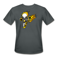 Character #15 Men’s Moisture Wicking Performance T-Shirt - charcoal