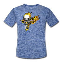 Character #15 Men’s Moisture Wicking Performance T-Shirt - heather blue
