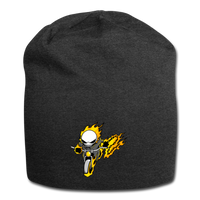 Character #15 Jersey Beanie - charcoal gray
