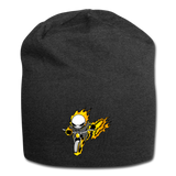 Character #15 Jersey Beanie - charcoal gray
