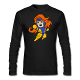 Character #16 Men's Long Sleeve T-Shirt by Next Level - black