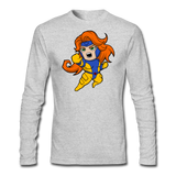 Character #16 Men's Long Sleeve T-Shirt by Next Level - heather gray