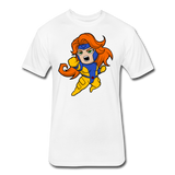 Character #16 Fitted Cotton/Poly T-Shirt by Next Level - white