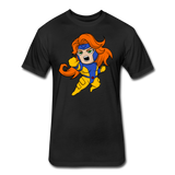 Character #16 Fitted Cotton/Poly T-Shirt by Next Level - black