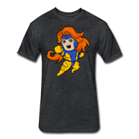 Character #16 Fitted Cotton/Poly T-Shirt by Next Level - heather black