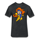 Character #16 Fitted Cotton/Poly T-Shirt by Next Level - heather black