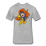 Character #16 Fitted Cotton/Poly T-Shirt by Next Level - heather gray