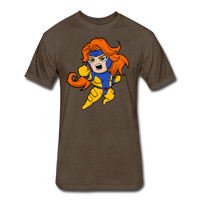 Character #16 Fitted Cotton/Poly T-Shirt by Next Level - heather espresso