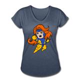Character #16 Women's Tri-Blend V-Neck T-Shirt - navy heather