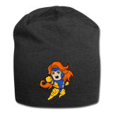 Character #16 Jersey Beanie - charcoal gray