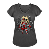 Character #17 Women's Tri-Blend V-Neck T-Shirt - deep heather