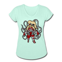 Character #17 Women's Tri-Blend V-Neck T-Shirt - mint
