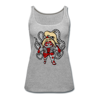Character #17 Women’s Premium Tank Top - heather gray