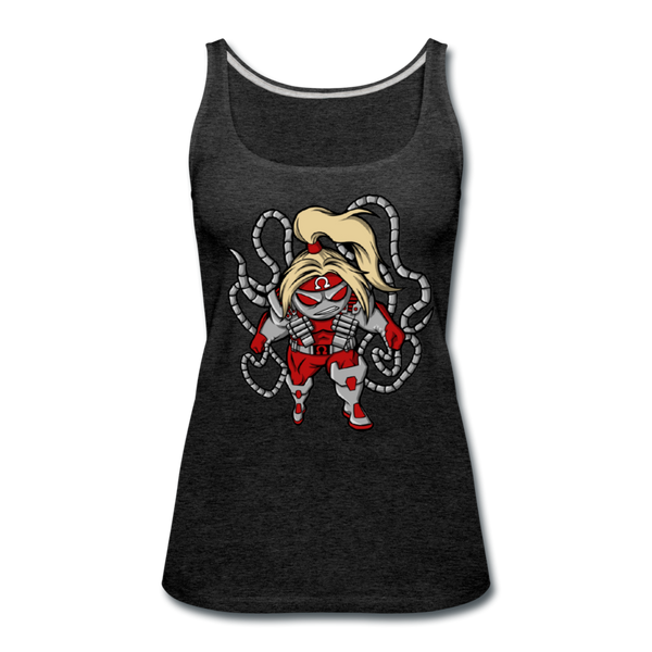 Character #17 Women’s Premium Tank Top - charcoal gray