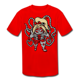 Character #17 Kids' Moisture Wicking Performance T-Shirt - red