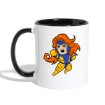 Character #16 Contrast Coffee Mug - white/black