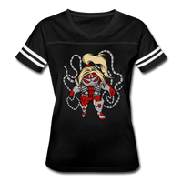 Character #17 Women’s Vintage Sport T-Shirt - black/white