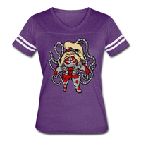 Character #17 Women’s Vintage Sport T-Shirt - vintage purple/white
