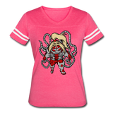 Character #17 Women’s Vintage Sport T-Shirt - vintage pink/white